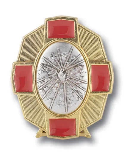 Gold Confirmation Plaque W/