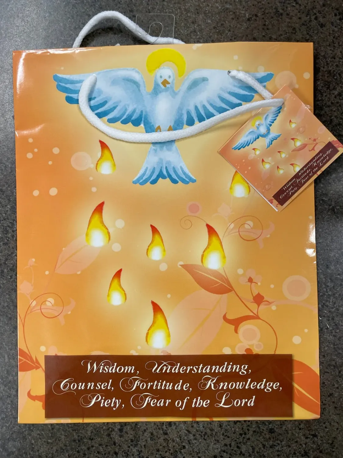 Lg Confirmation Flames Gift Bg