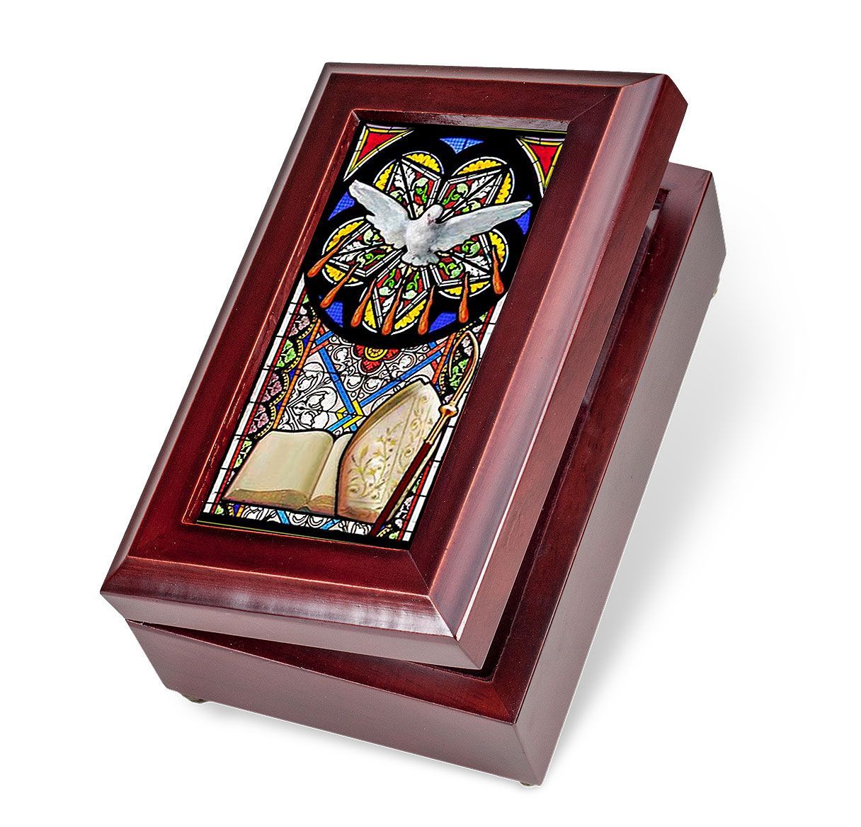 Mahogany Confirm Music Box