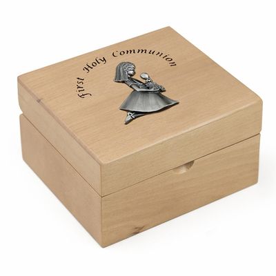 Girl 1st Communion Wood Box
