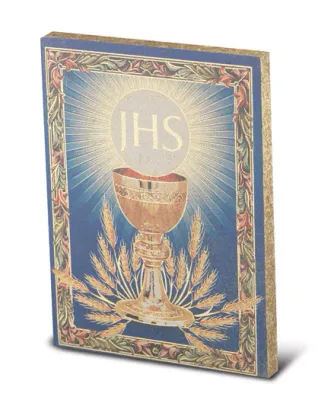 Sm Gold Chalice Plaque Embosse