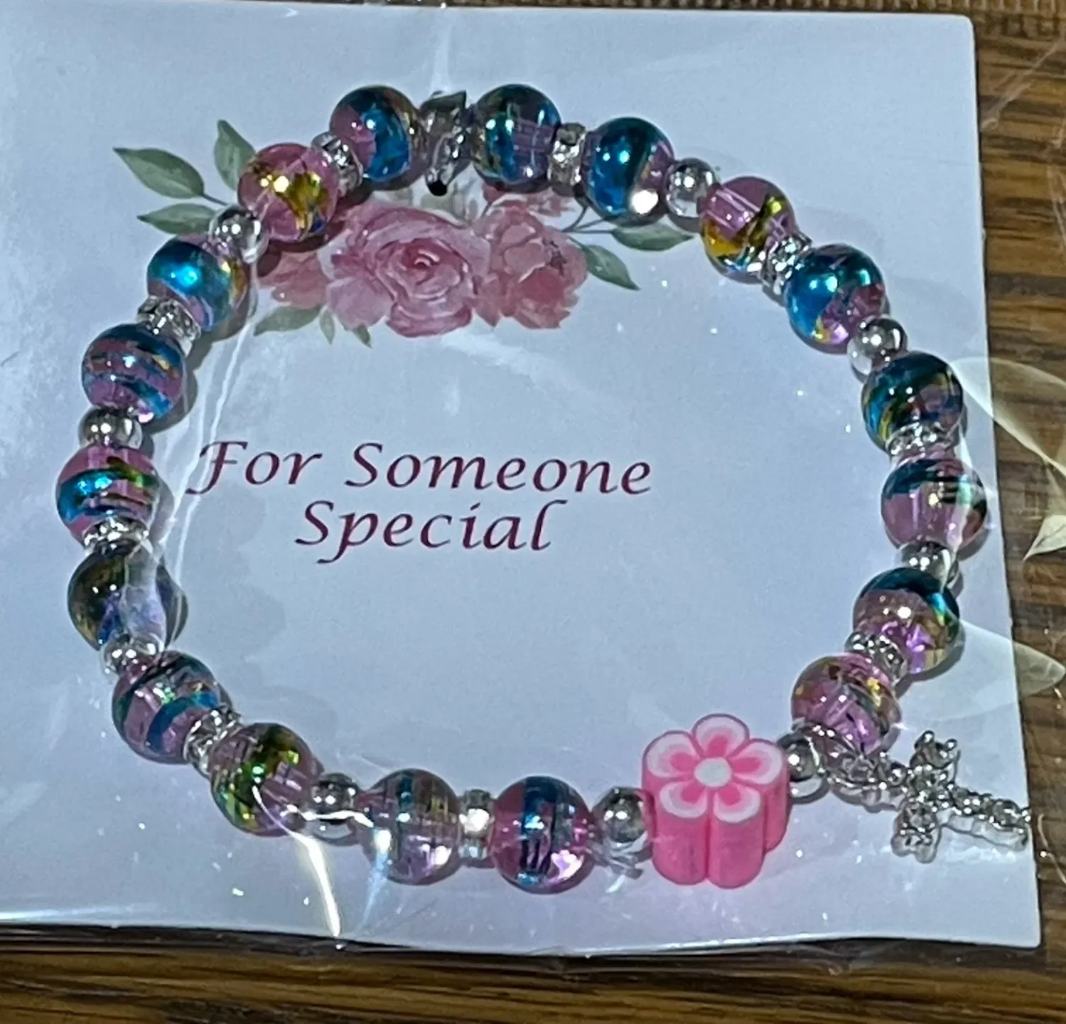 Multi Pink Stretch Bracelet