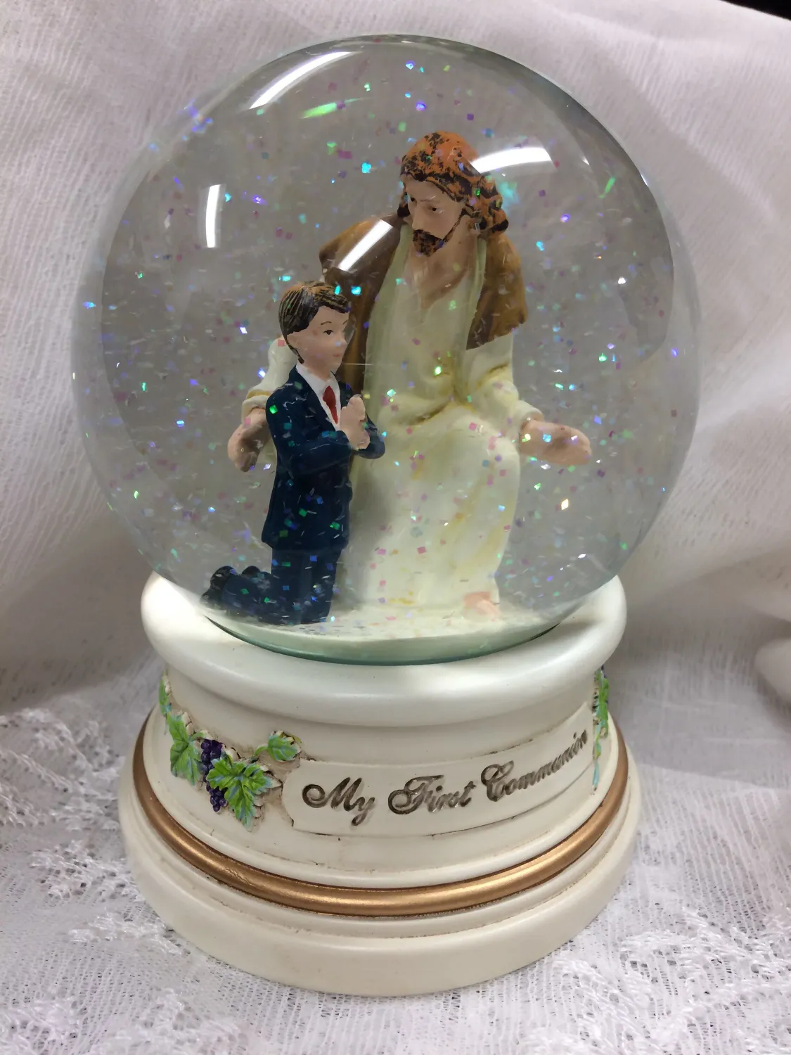Glitterdome Com Boy W/Jesus