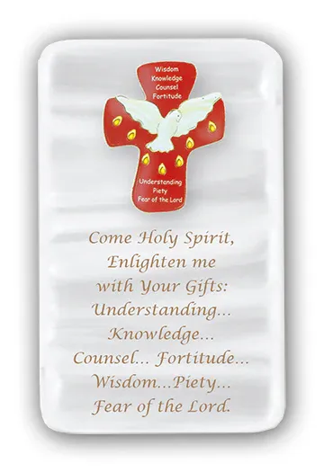 Confirmation Pearlized Plaque