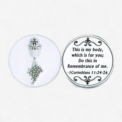 Communion Coin White Chal/Grap