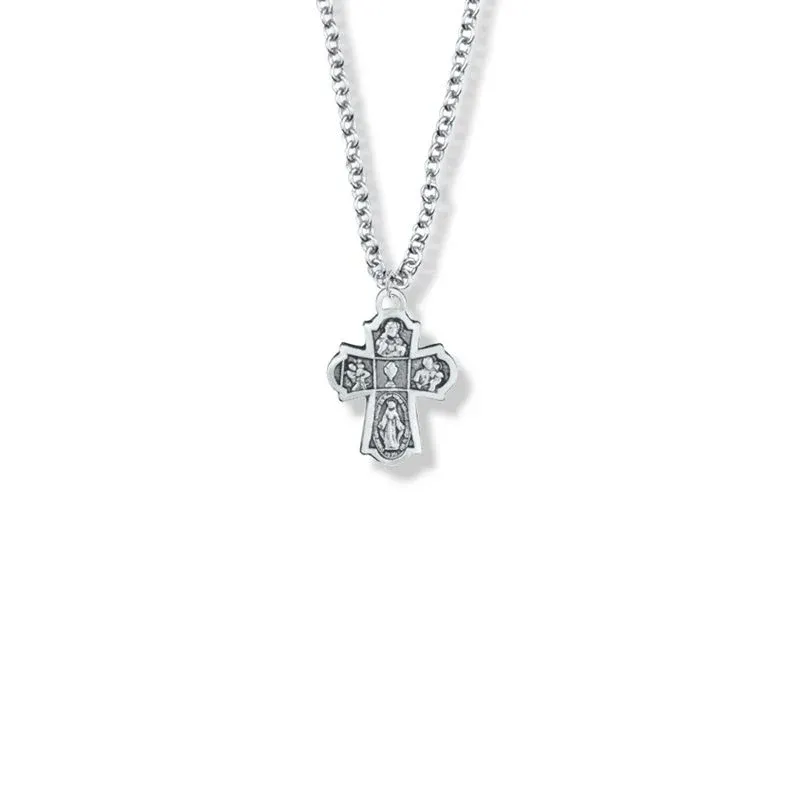 Girls Silver Comm 4Way 16"