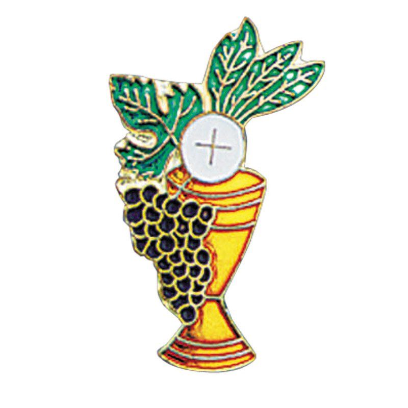 Color Communion Pin W/ Chalice