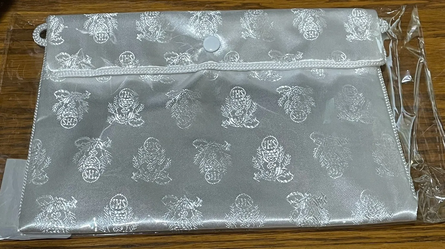 White Satin Communion Purse