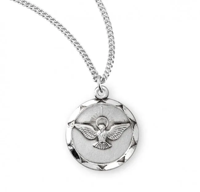 SS Round Holy Spirit Medal