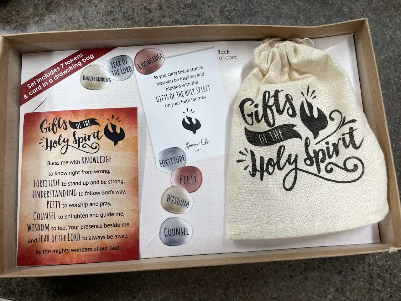 7 Gifts of Holy Spirit Stones