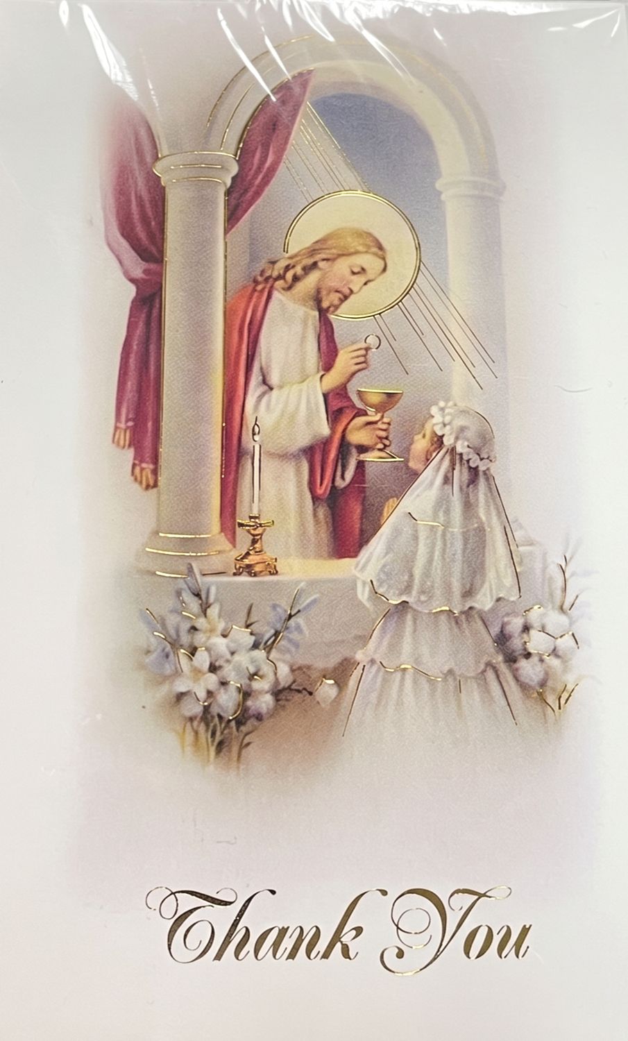 Girl Communion Thank You Cards