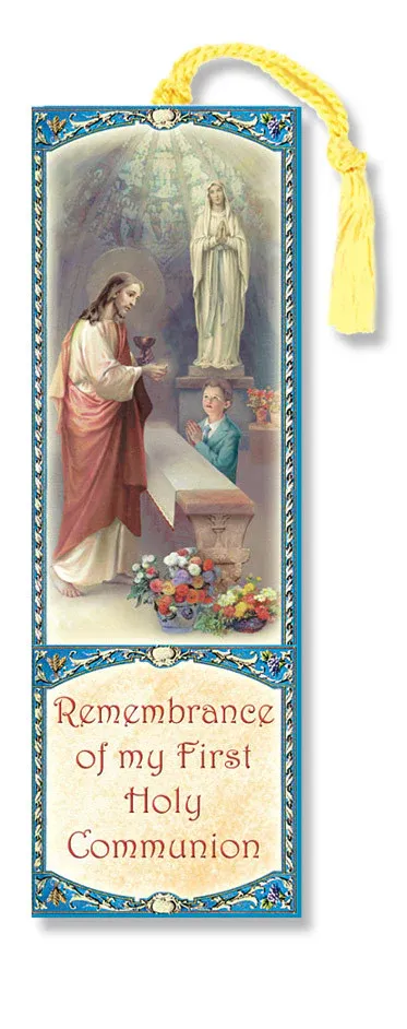 Communion Boy Bookmark