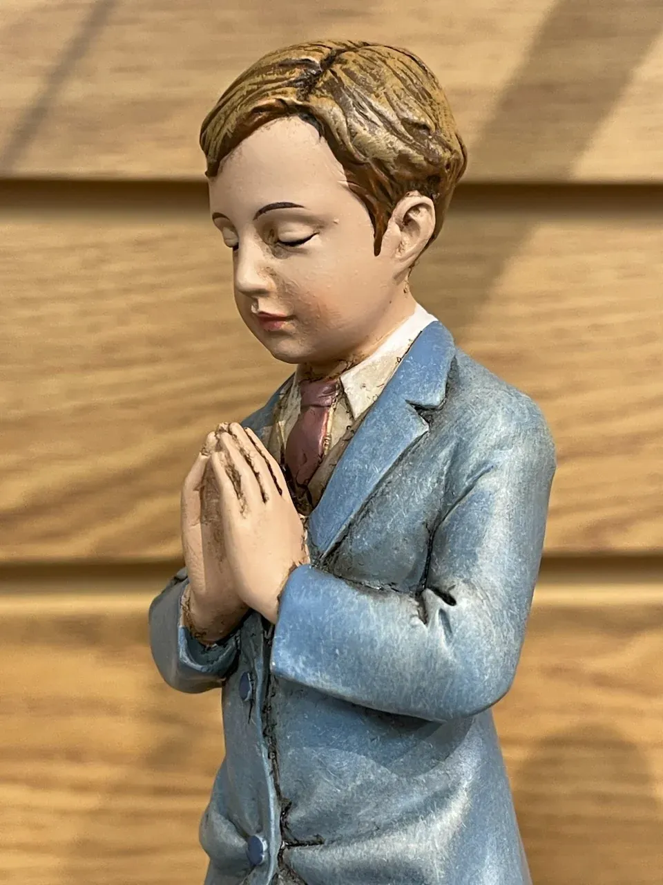 Kneeling Boy Communion Figure