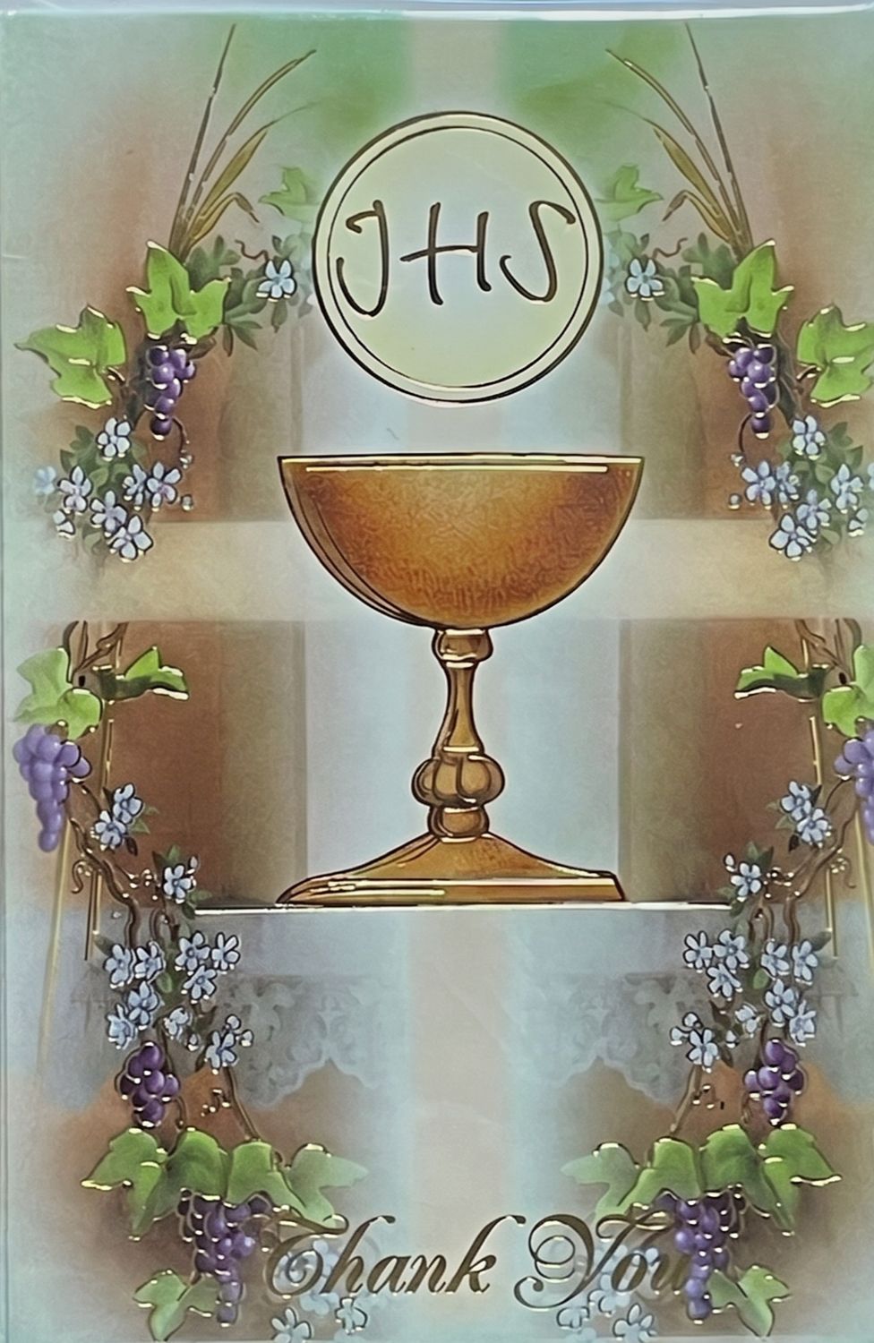 First Comm Chalice Thank You