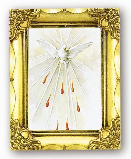 Holy Spirit 4.5"X3.5" Gld Fram