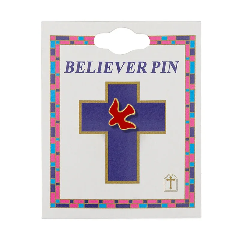 Red Dove Pin