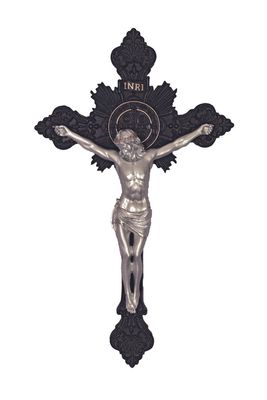 St Benedict Crucifix 7.75" Blk