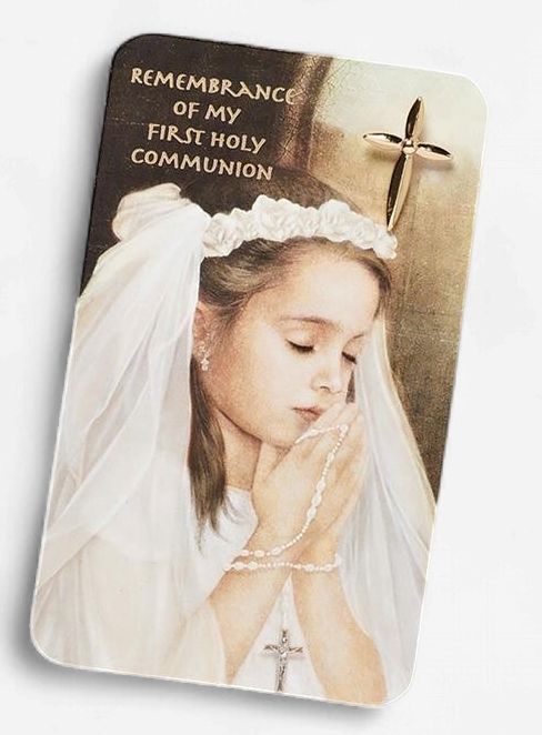 Communion Pin And Card Girl