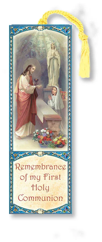 Communion Girl Bookmark