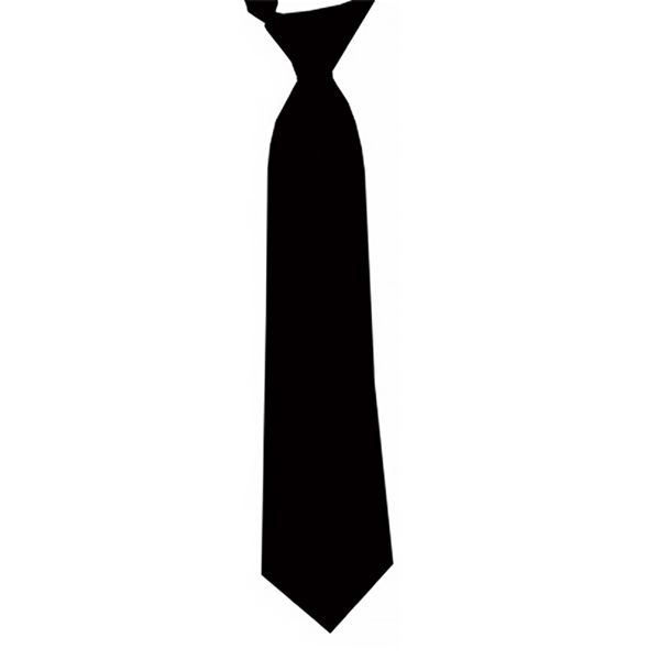 Black Nylon Communion Tie