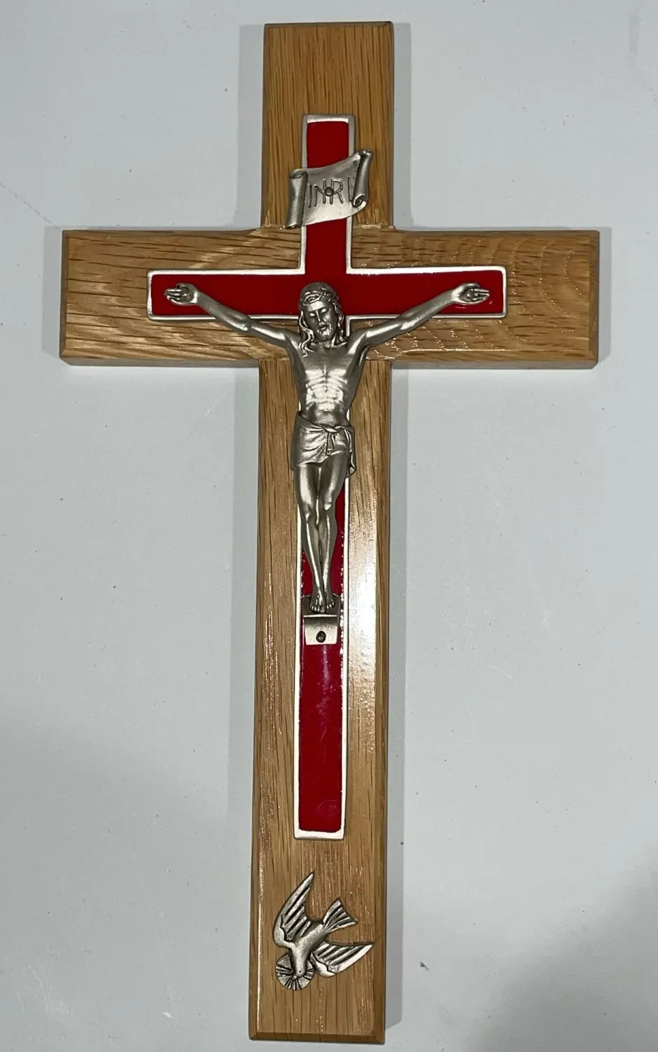 Maple Confirmation Crucifix