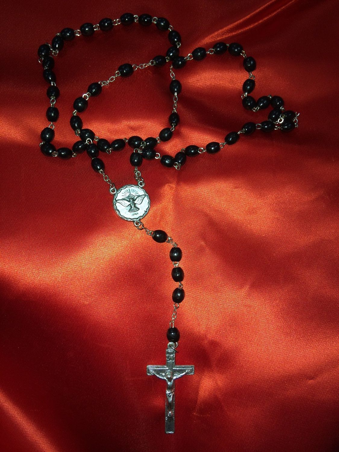 Black Wood Bead Confirmation