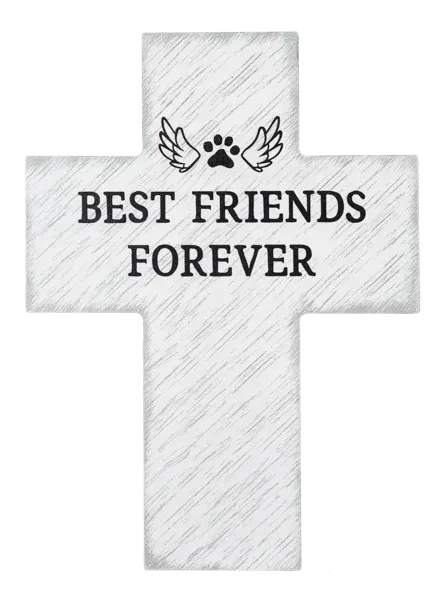 Pet Memorial Cross Best Friend