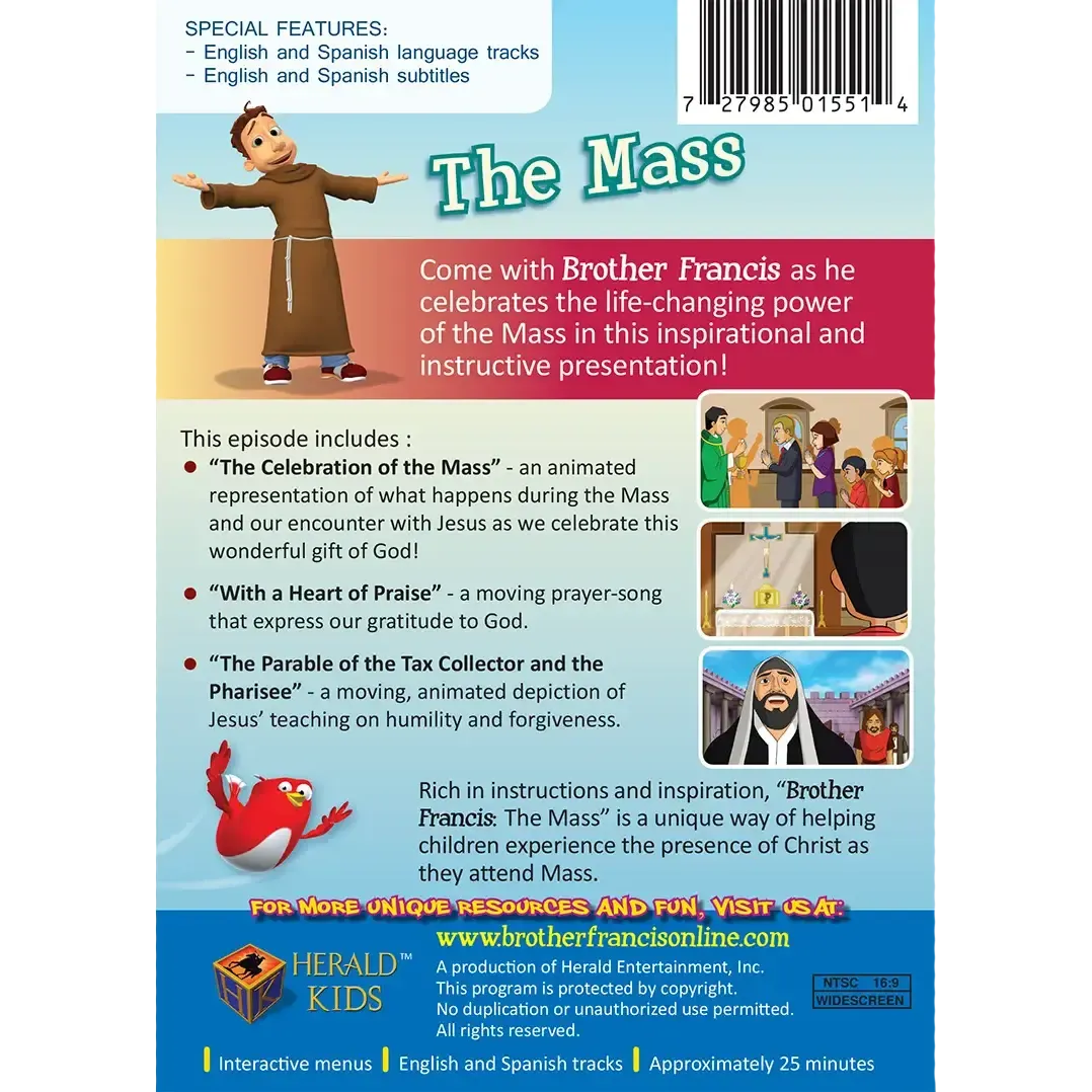 Brother Francis The Mass Dvd