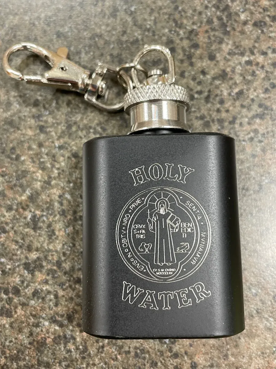 Benedict Holy Water Key Chain