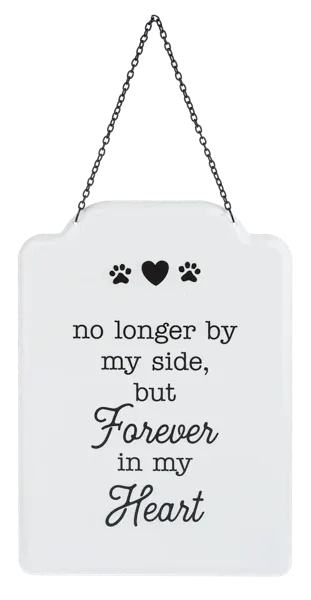 Pet Memorial Sign No Longer By