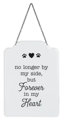 Pet Memorial Sign No Longer By