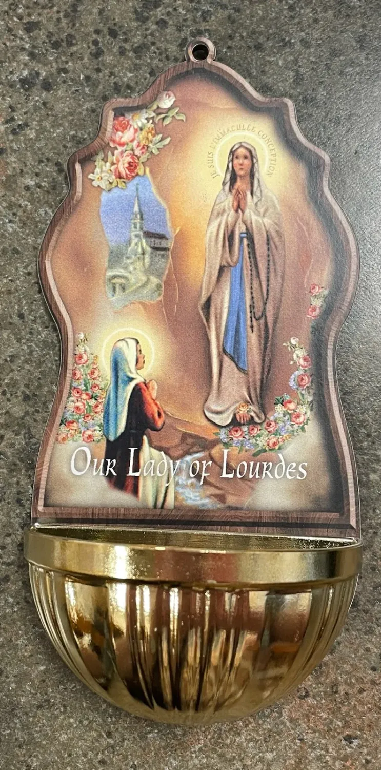 Our Lady of Lourdes Font Gold