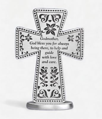 Godmother 3" Standing Cross
