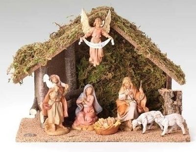 5" Scale 7 Pc Fontanini Nativity