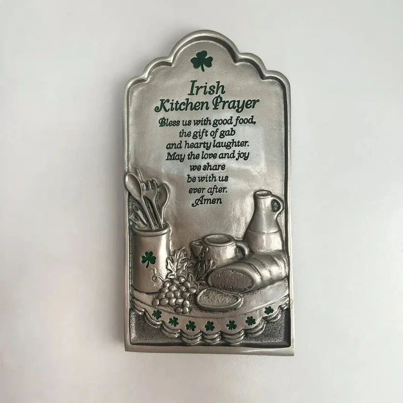 Irish Kitchen Prayer Plaque