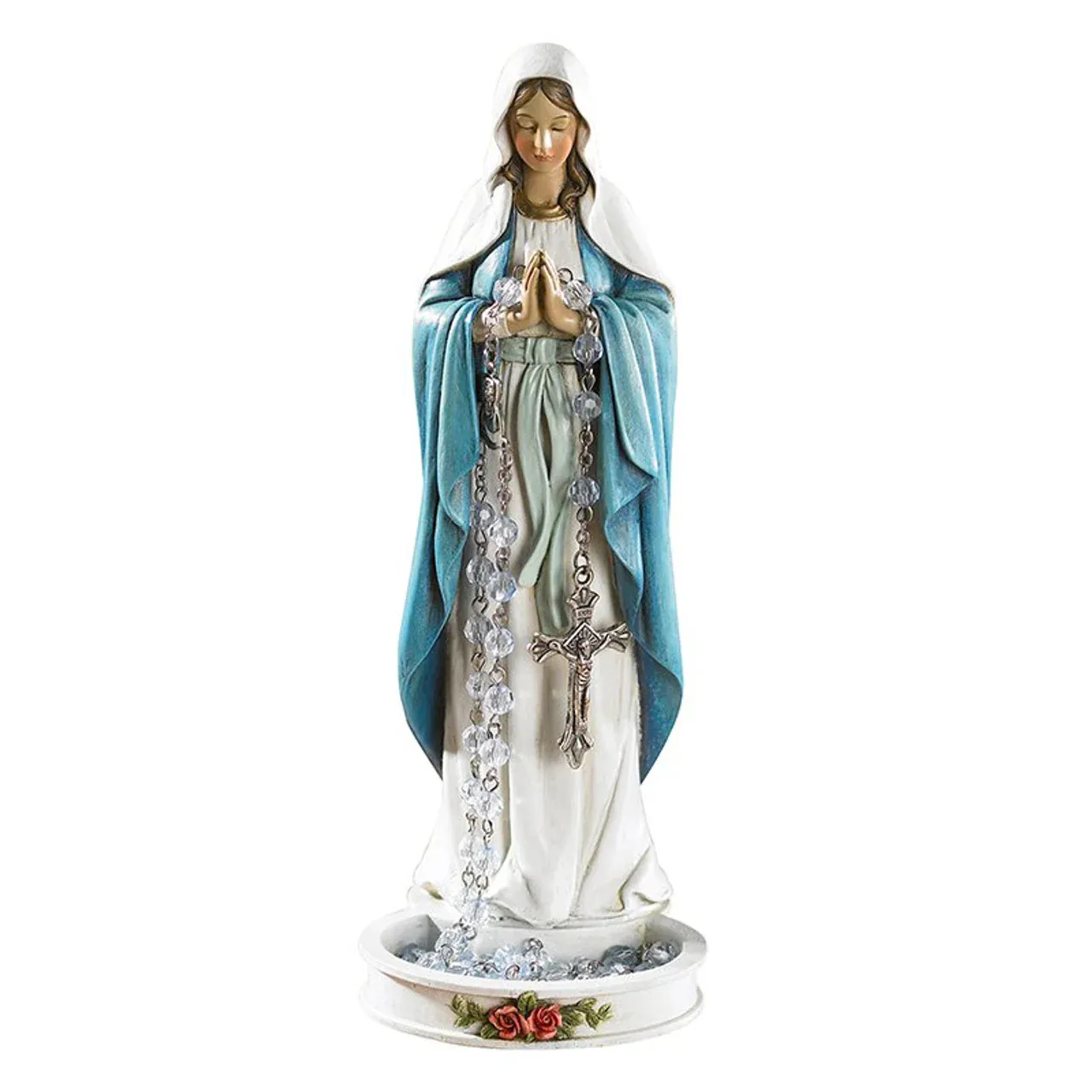 Madonna Statue Rosary Holder