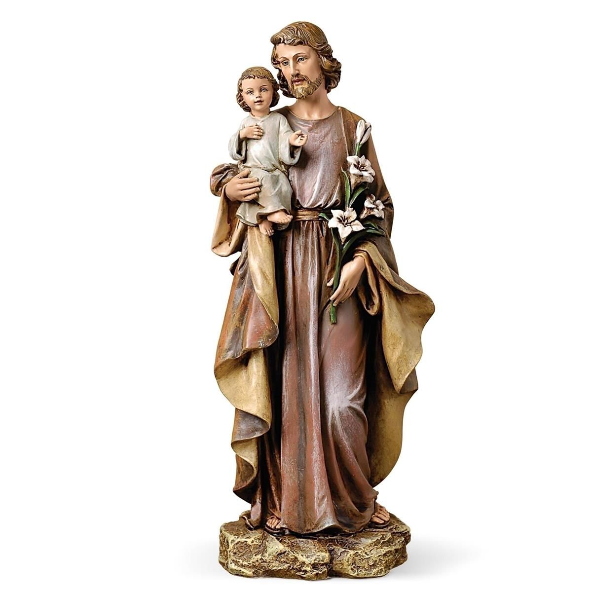 St Joseph Holding Jesus 10"