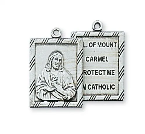 SS 2 Pc Scapular Medal 18" Ch