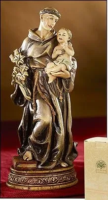 St Anthony 6.5" Statue