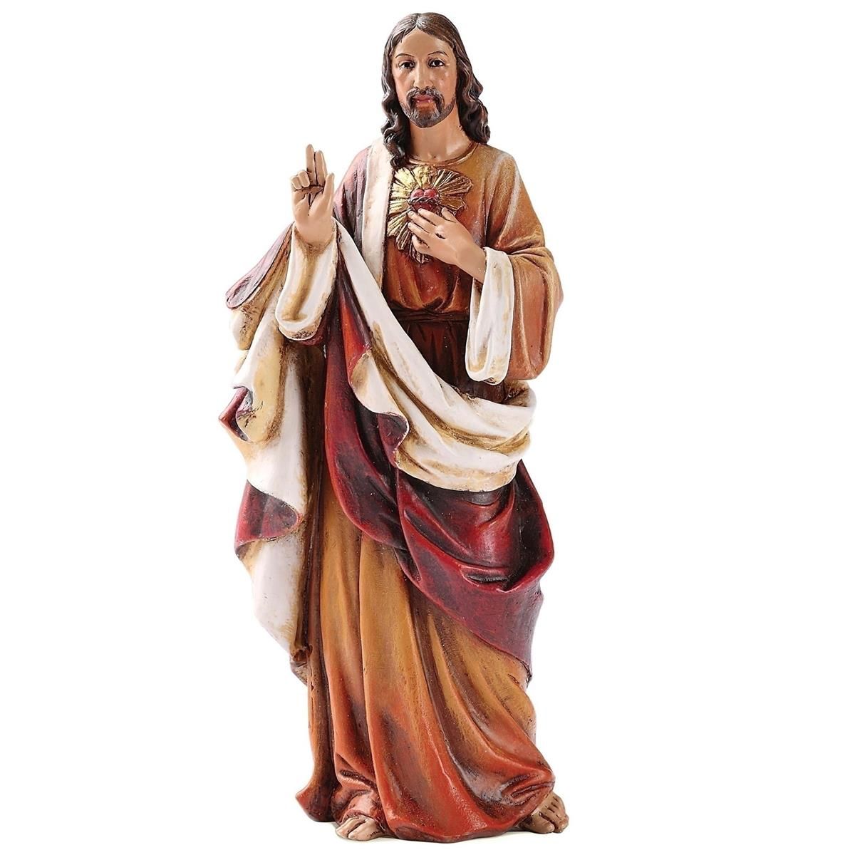 Sacred Heart Jesus Resin 6.25"