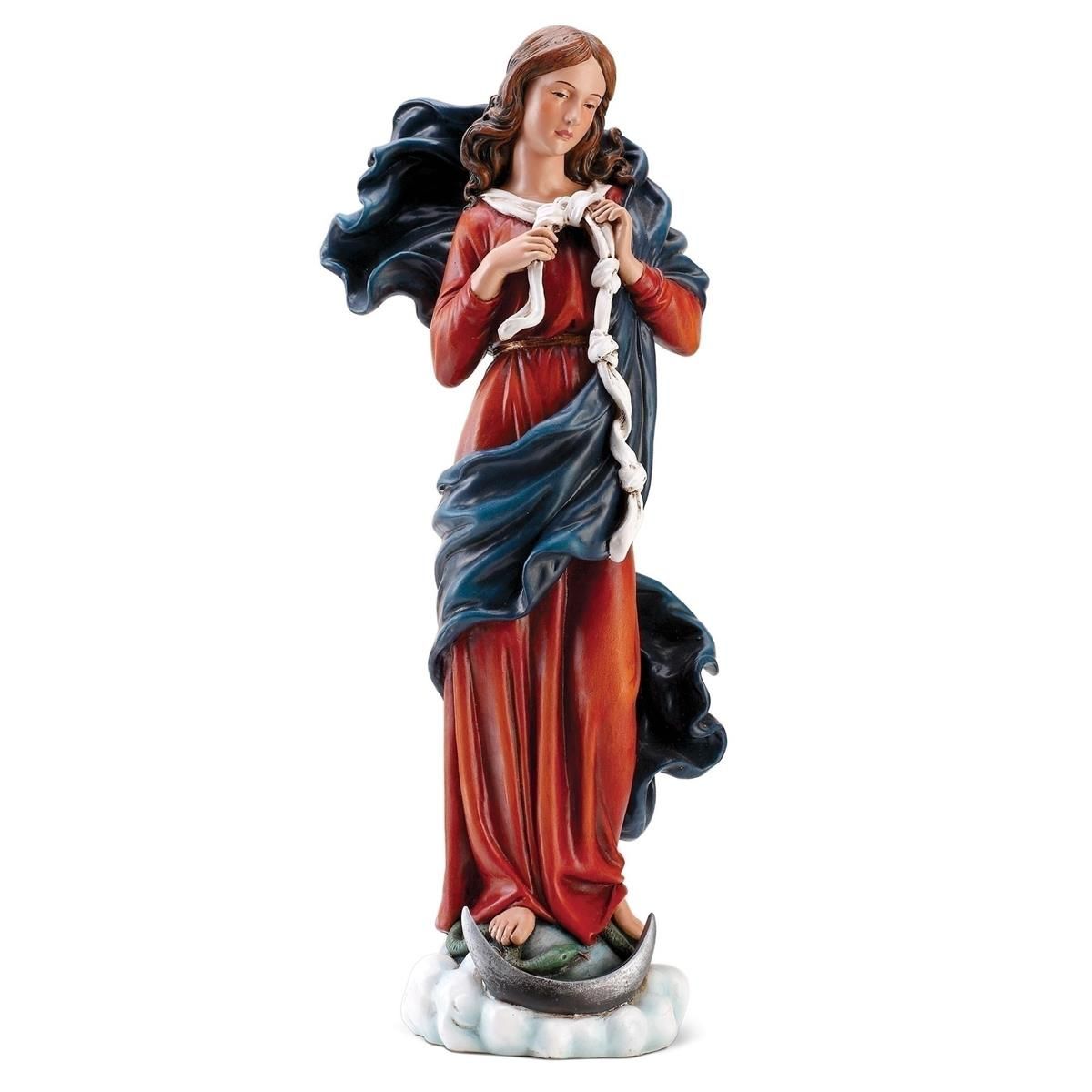 Mary Undoer of Knots 10"