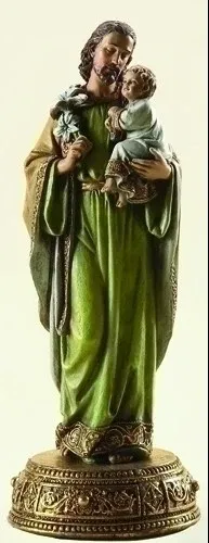 St Joseph Gold Base Prayer 10"