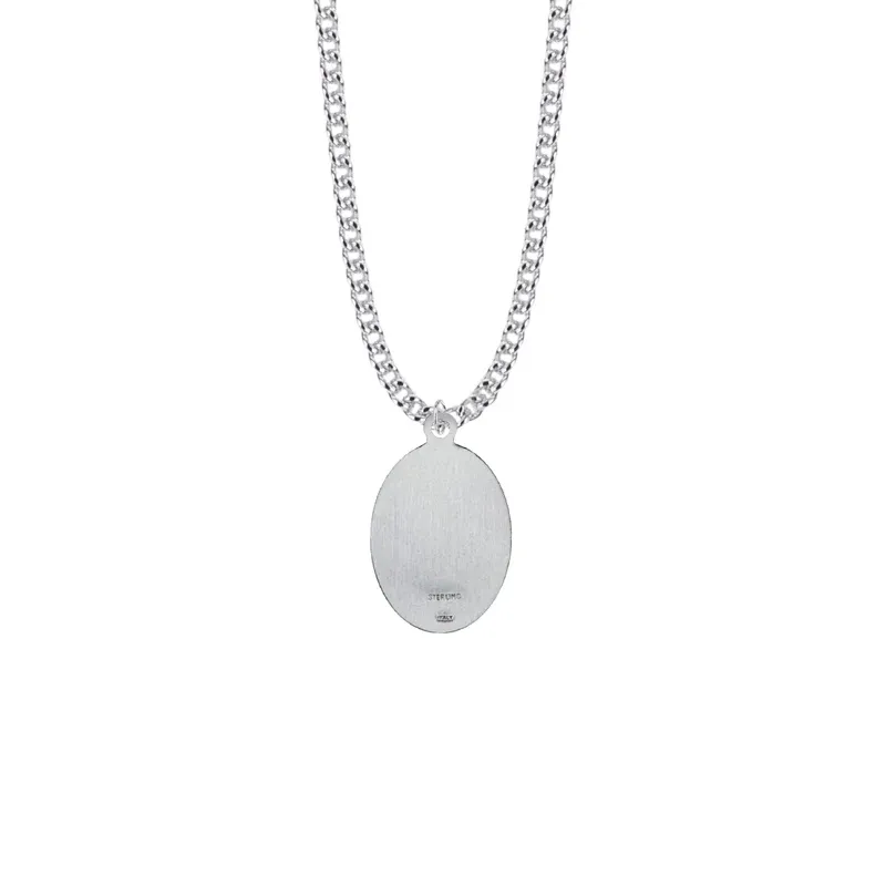 SS St Sebastian Medal 24"Chain