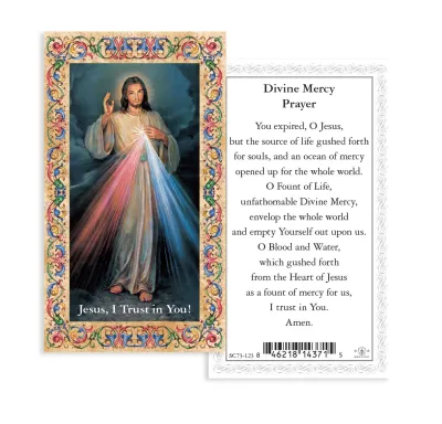 Patron St Statue Divine Mercy