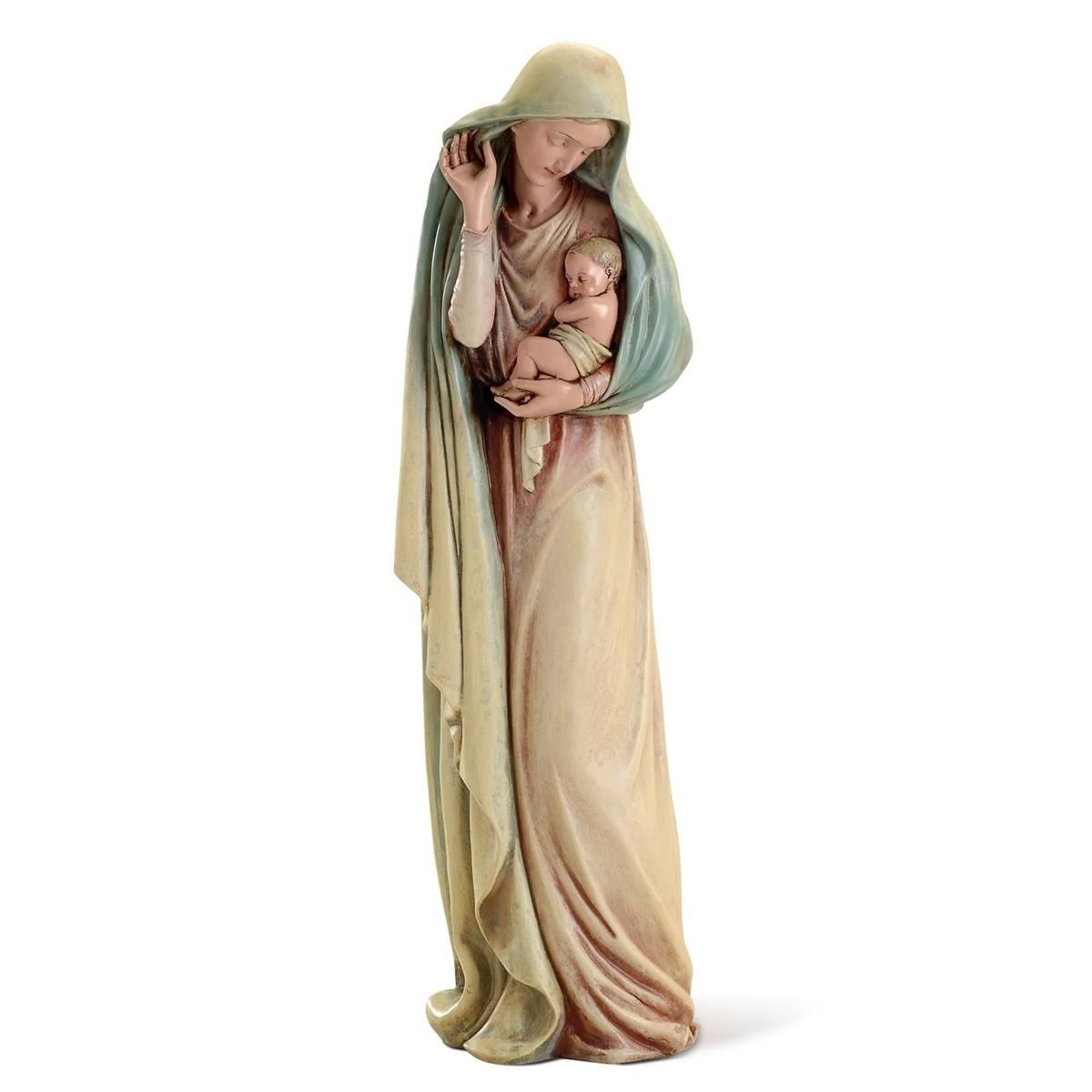 Madonna &amp; Child 18" Resin