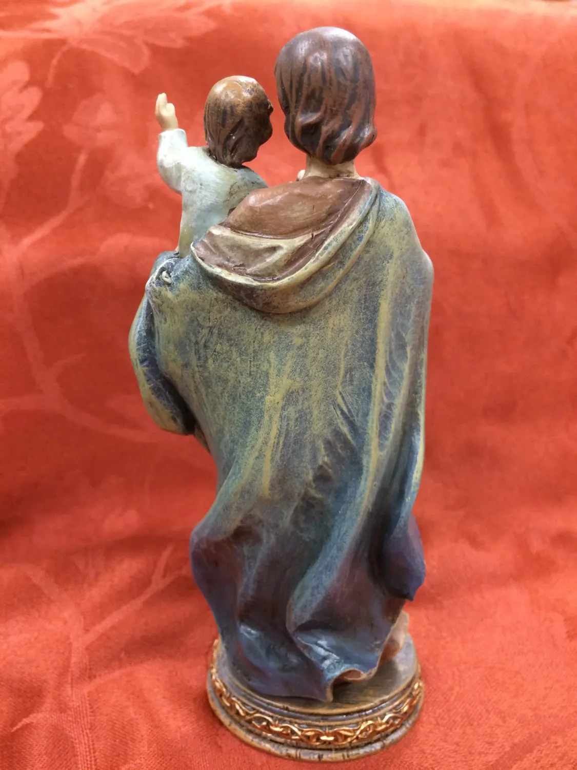 St Joseph With Child 6" Statue