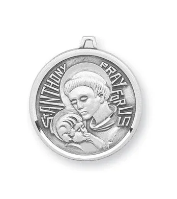 SS St Anthony Round 18" Lg Ltr