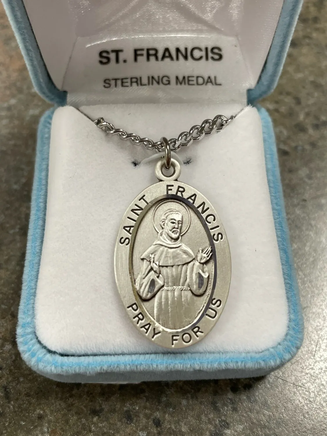 SS St Francis Oval 24" Medal
