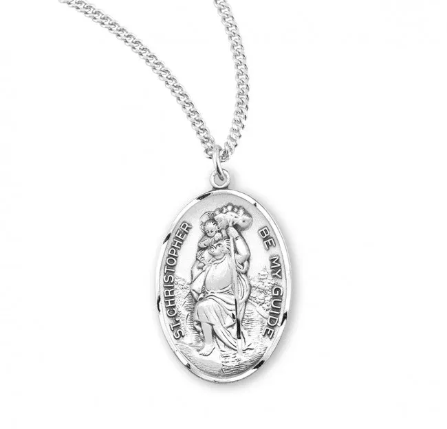 SS St Christopher Lrg Oval 24" 1