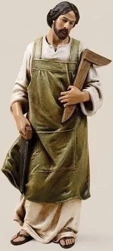 St Joseph The Worker 10" Resin